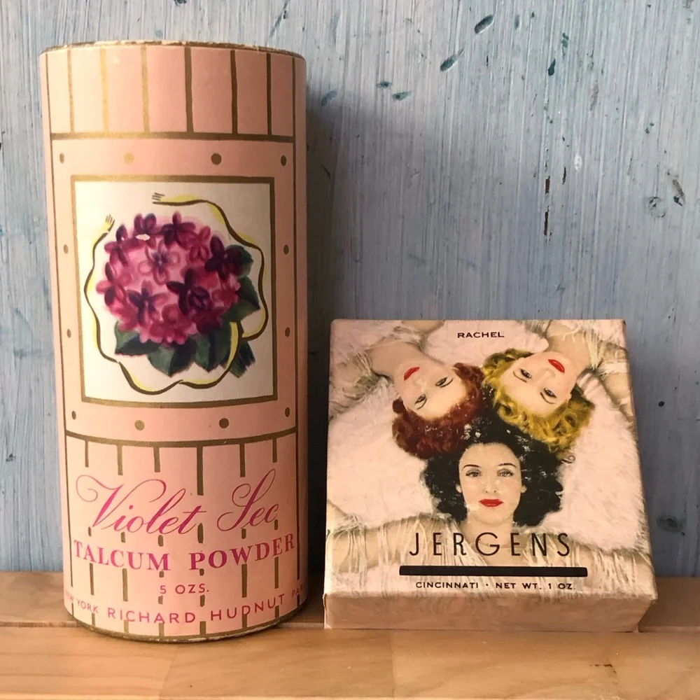 Two 1950’s vintage powders - one for your face and the other for your body! - Picture 2 of 16